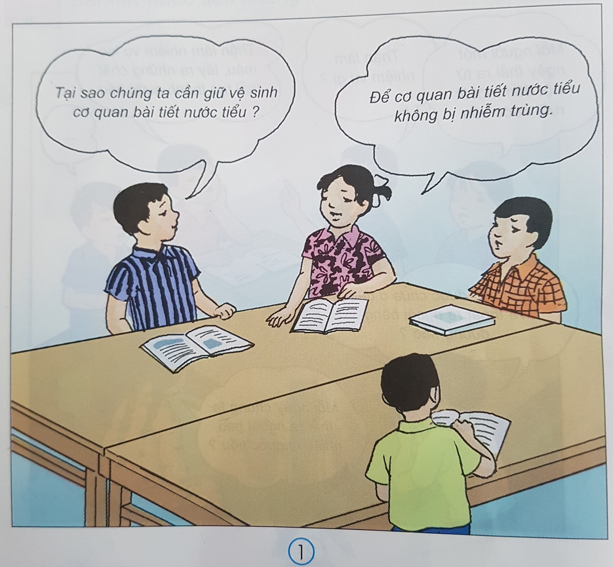 Giải bài tập SGK môn Tự nhiên xã hội 3 bài 11: Vệ sinh cơ quan bài tiết nước tiểu