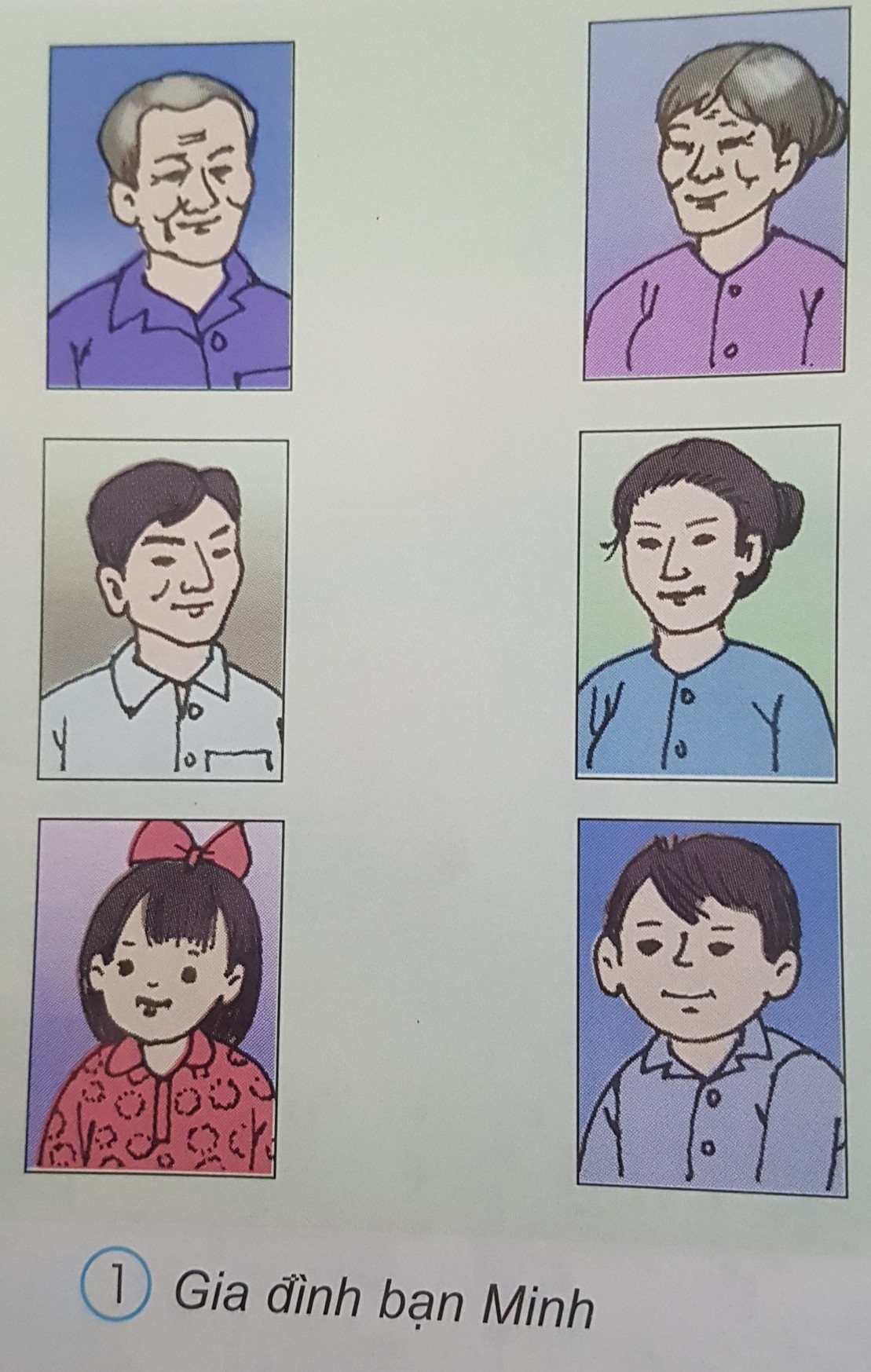 Giải bài tập SGK môn Tự nhiên xã hội 3 bài 19: Các thế hệ trong một gia đình