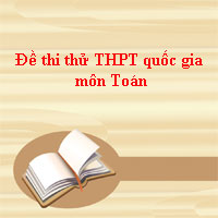 Đề thi thử THPT quốc gia môn Toán năm 2018 Sở GD&ĐT Bình Thuận