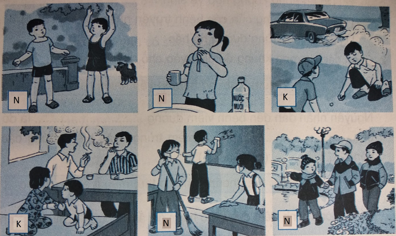 Giải vở bài tập môn Tự nhiên xã hội 3 bài 3: Vệ sinh hô hấp