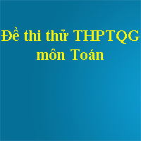 Đề thi thử THPT quốc gia môn Toán năm 2018 trường THPT chuyên Đại học Vinh (Lần 3)