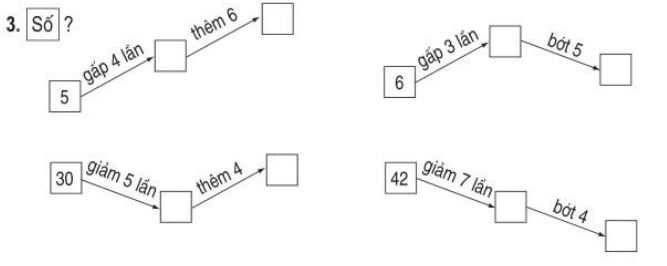 Giải vở bài tập Toán 3 bài 49 câu 3