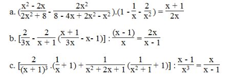 Bài tập toán lớp 8