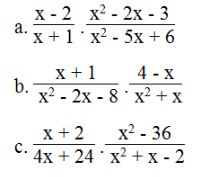 Bài tập toán lớp 8