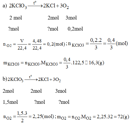 Giải bài tập SBT Hóa học lớp 8 bài 22: Tính theo phương trình hóa học