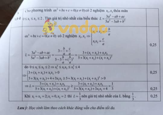 Đề thi tuyển sinh vào lớp 10 THPT môn Toán Sở GD&ĐT Hải Dương năm học 2018 - 2019