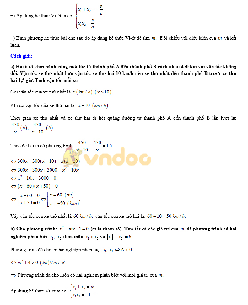 Đề thi tuyển sinh vào lớp 10 môn Toán Sở GD&ĐT Bà Rịa - Vũng Tàu năm học 2018 - 2019