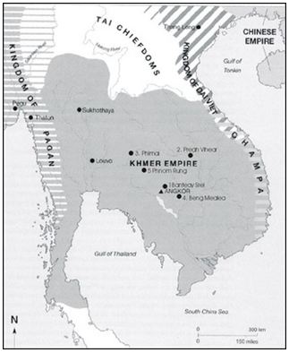 Lý thuyết Lịch sử 10 bài 9: Vương quốc Campuchia và Vương quốc Lào