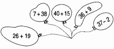 Giải vở bài tập Toán 2 bài 35: 36 + 15
