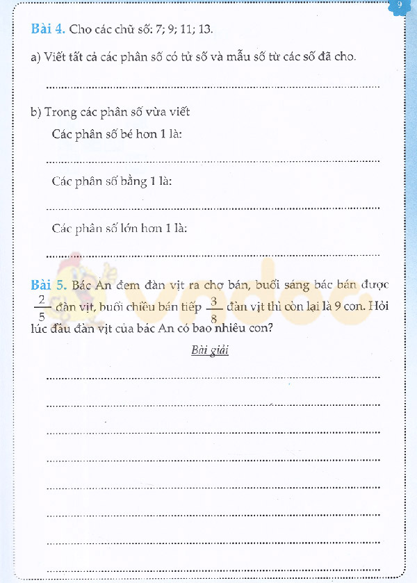 Cùng em học Toán lớp 5 tuần 1