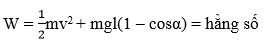 Giải bài tập SGK Vật lý 12 bài 3: Con lắc đơn
