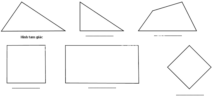 Giải vở bài tập Toán 2 bài 82: Ôn tập vê hình học trang 89