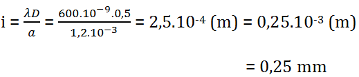 Giải bài tập SGK Vật lý 12 bài 25: Giao thoa ánh sáng