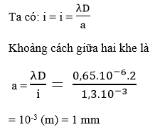 Thực hành: Đo bước sóng ánh sáng bằng phương pháp giao thoa
