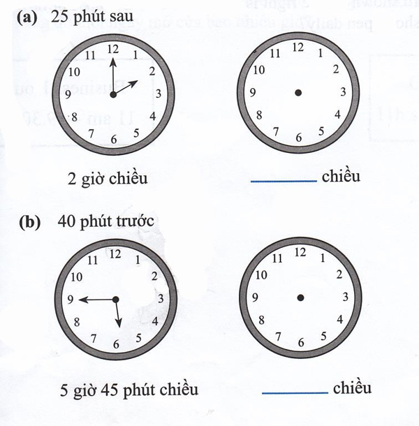 Một số dạng bài tập về thời gian lớp 3 câu 6