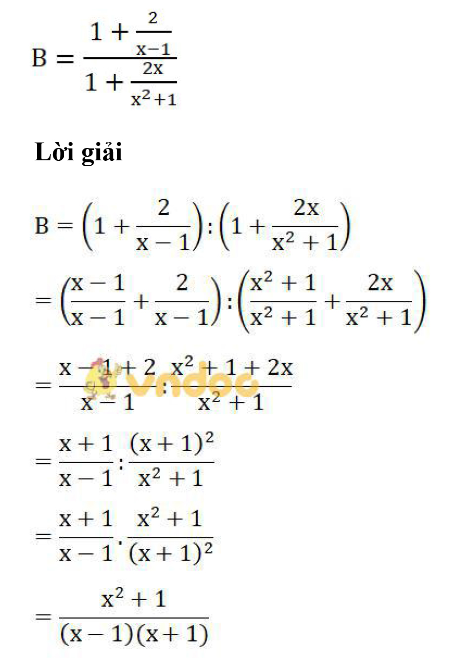 Giải bài tập SGK Toán lớp 8 bài 9: Biến đổi các biểu thức hữu tỉ. Giá trị của phân thức