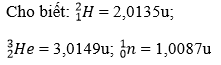 Giải bài tập SGK Vật lý 12 bài 39: Phản ứng nhiệt hạch