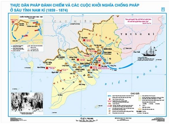 Lý thuyết Lịch sử 11 bài 19: Nhân dân Việt Nam kháng chiến chống Pháp xâm lược (từ năm 1858 đến trước năm 1873)