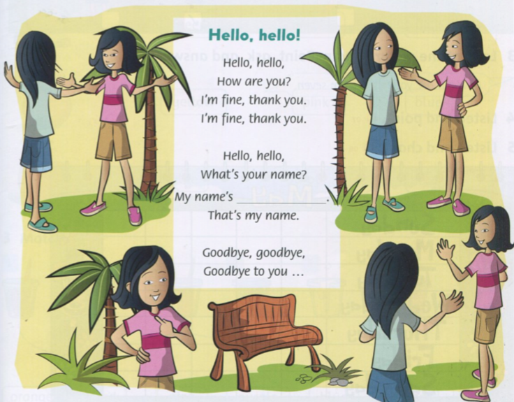 Giải bài tập tiếng Anh lớp 2