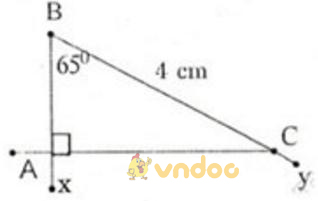 Giải bài tập SGK Toán lớp 8 bài 5: Dựng hình bằng thước và com-pa. Dựng hình thang
