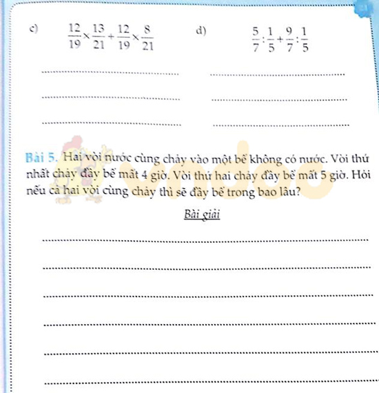 Cùng em học Toán lớp 5 Tuần 2