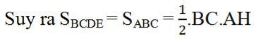 Giải bài tập SGK Toán lớp 8 bài 3: Diện tích tam giác