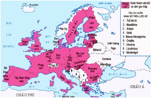 Lý thuyết Lịch sử 12 bài 7: Tây Âu