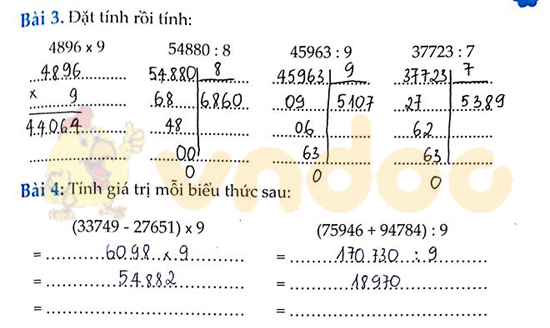 Cùng em học Toán lớp 4 Tuần 2