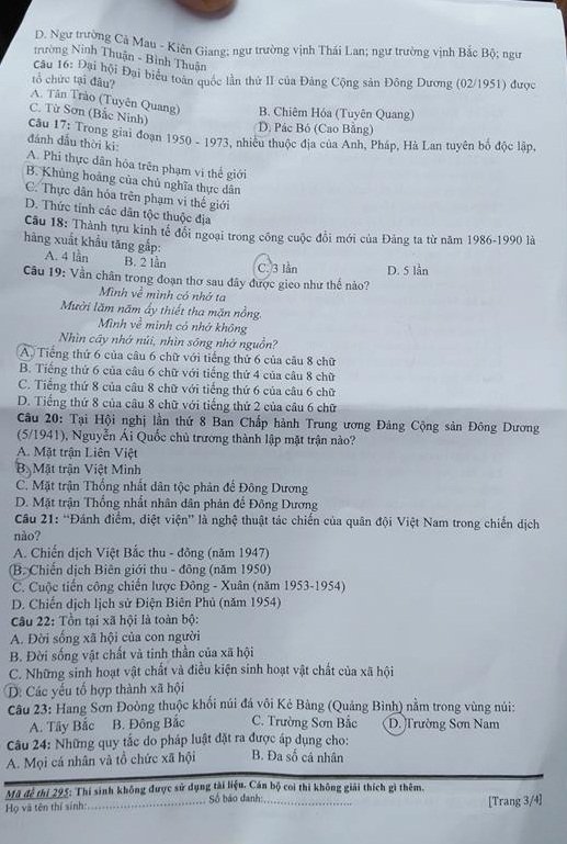Đề thi năng khiếu báo chí của Học viện Báo chí và Tuyên truyền năm 2018