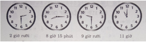 Giải vở bài tập Toán 2 bài 120: Giờ, phút