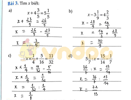 Cùng em học Toán lớp 5 Tuần 3 