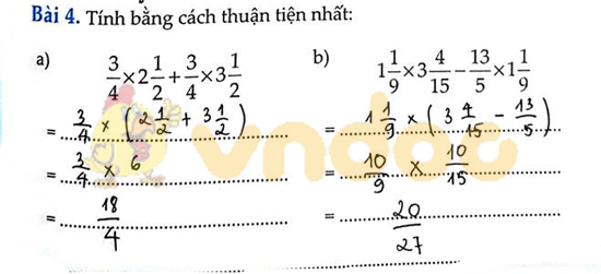 Cùng em học Toán lớp 5 Tuần 3 