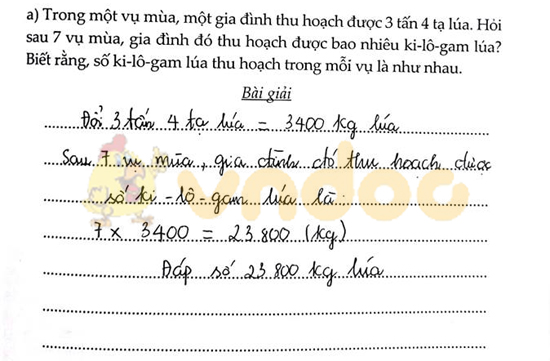 Cùng em học Toán lớp 4 tuần 4