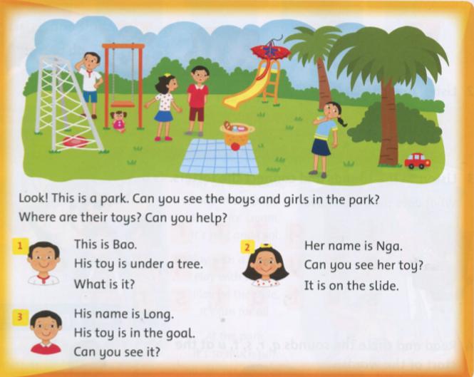 Giải bài tập tiếng Anh lớp 2