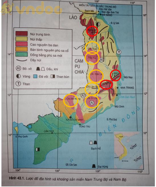 Giải bài tập SGK Địa lý 8 bài 43: Miền Nam Trung Bộ và Nam Bộ