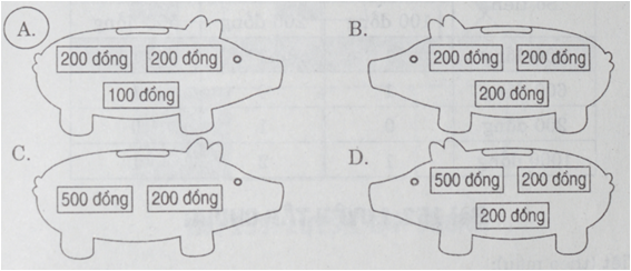Giải vở bài tập Toán 2 bài 150: Tiền Việt Nam