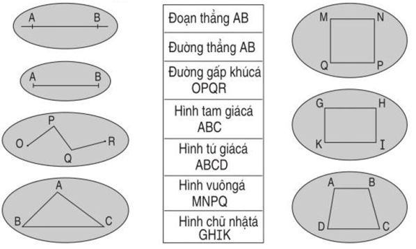 Giải vở bài tập Toán 2 bài 163: Ôn tập hình học