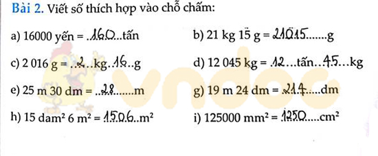 Cùng em học Toán lớp 5 Tuần 5 - Đề 2