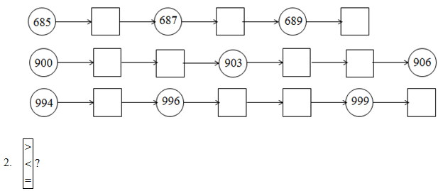 Giải vở bài tập Toán 2 bài 165: Luyện tập chung