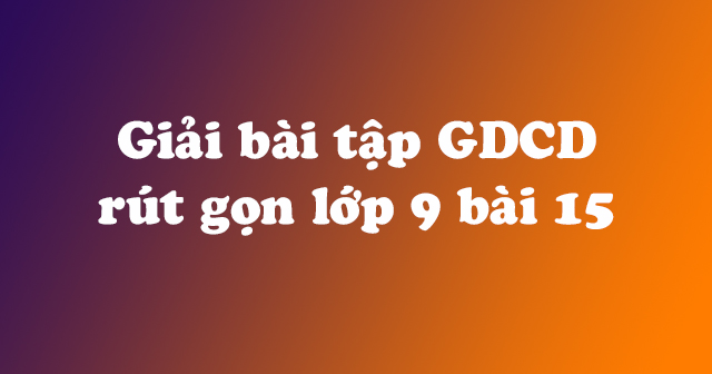 giải bài tập giáo dục công dân