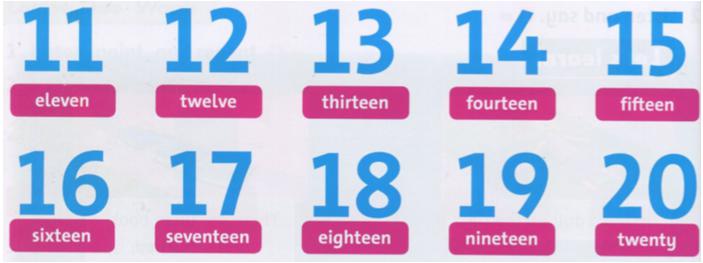 Первый ответ. Eleven Twelve Thirteen fourteen. Eleven Twelve Thirteen fourteen fifteen Sixteen. Thirteen fourteen fifteen Sixteen Seventeen eighteen nineteen twenty. Nineteen, twenty, eighteen, Sixteen, Seventeen\.