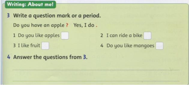 Giải bài tập tiếng Anh lớp 3
