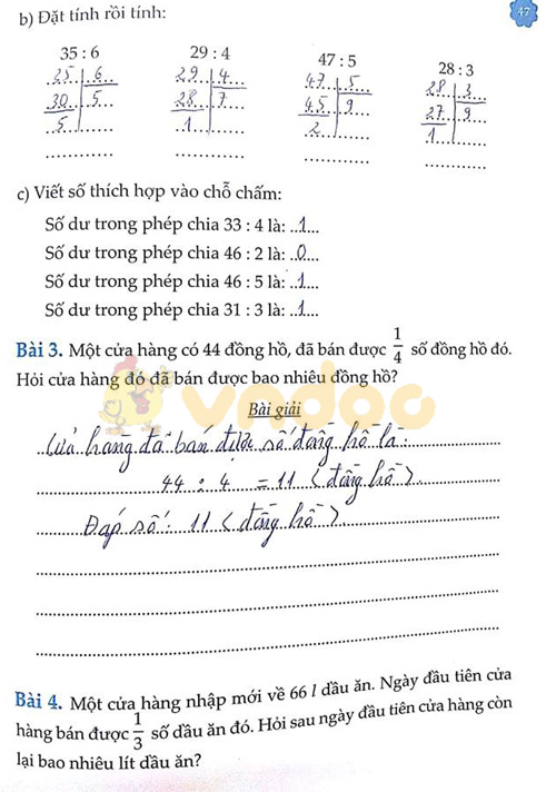 Đáp án Cùng em học Toán Tuần 6 - Đề 2