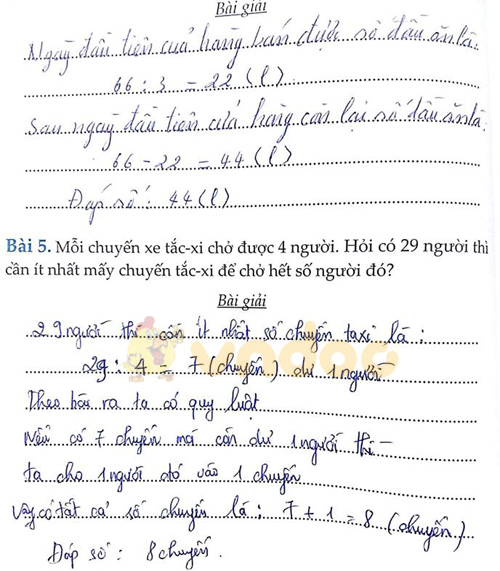 Đáp án Cùng em học Toán Tuần 6 - Đề 2