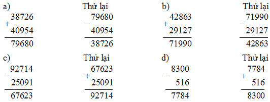 Giải vở bài tập Toán 4 bài 31