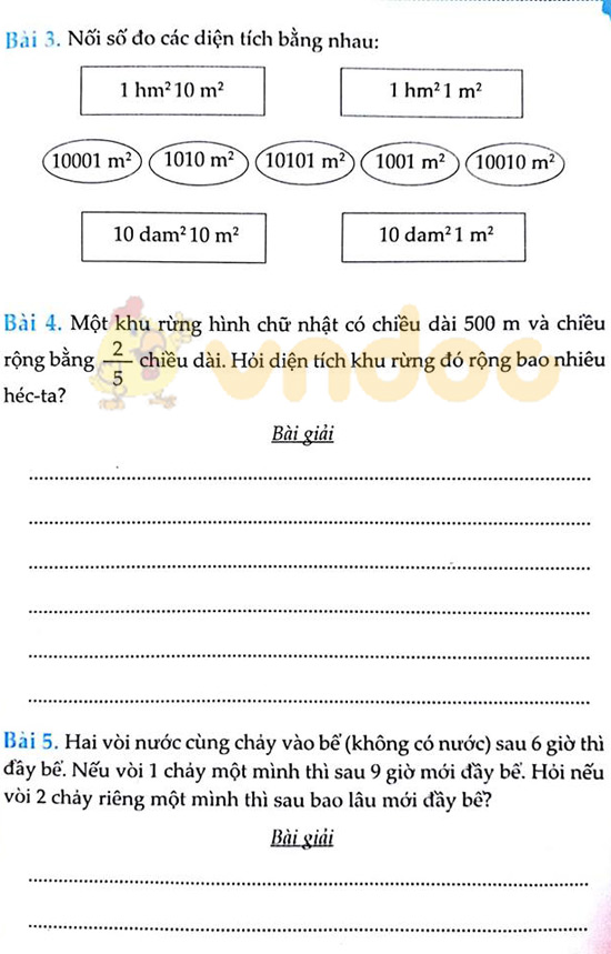Cùng em học Toán lớp 5 Tuần 6 