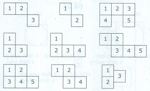 Đề kiểm tra cuối tuần Toán lớp 1: Tuần 2 - Đề 2