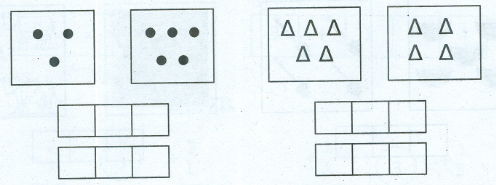 Đề bài kiểm tra cuối tuần Toán lớp 1: Tuần 3 - Đề 2