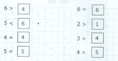 Đề kiểm tra cuối tuần Toán lớp 1: Tuần 4 - Đề 2