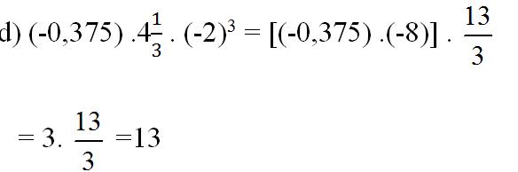 Giải bài tập SGK Toán lớp 7: Ôn tập chương I